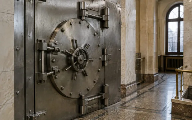 Garanții tokenizate în seif bancar