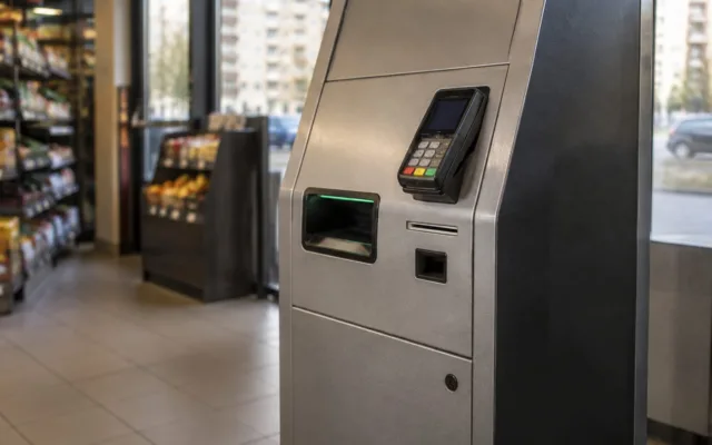 Automat de plăți în magazin